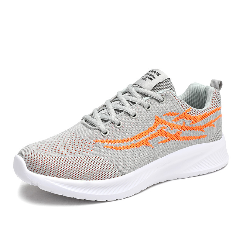 Comercio exterior primavera y verano calzado deportivo nuevo estilo de moda para hombres calzado casual transpirable para hombres tejido volador marea al por mayor Jinjiang
