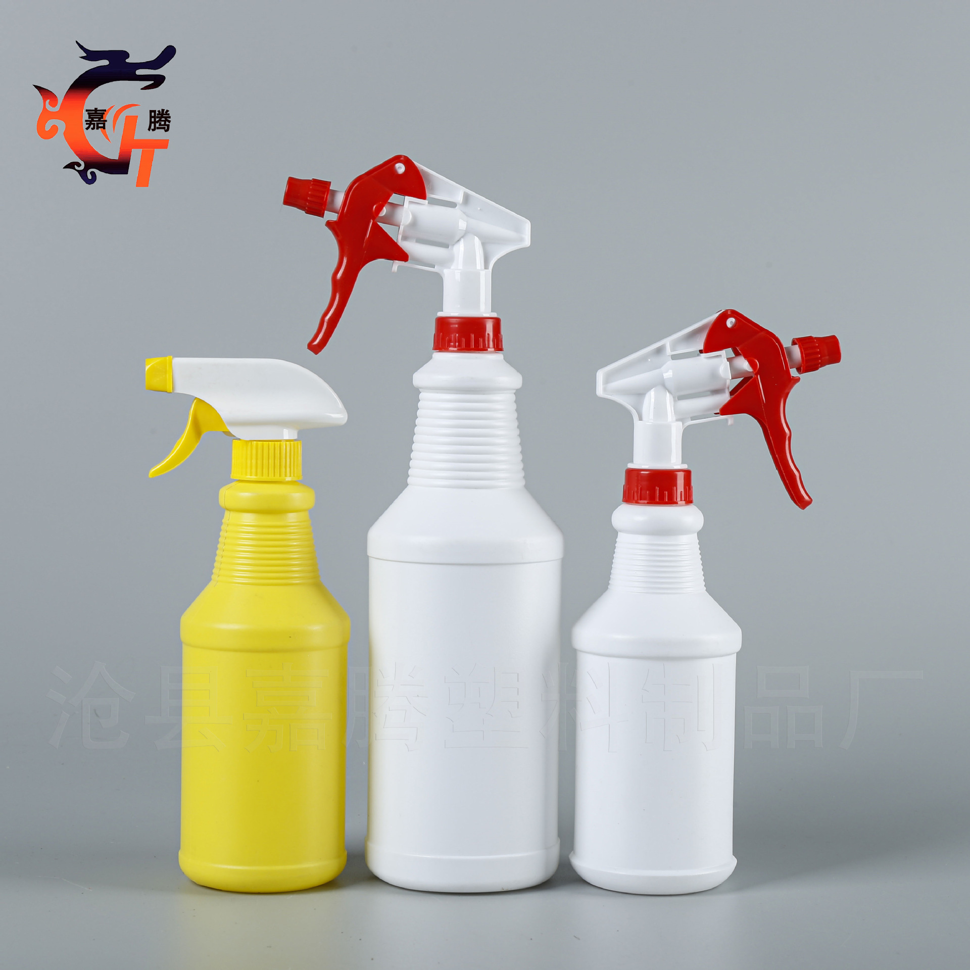 1 리터 산 및 알칼리 방지 스프레이 병 제조 업체 도매 소독제 스프레이 병 500ml 호텔 청소 스프레이 병 플라스틱 병