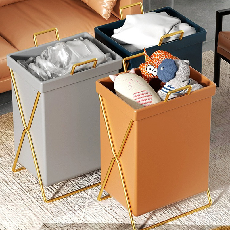 Cesta de lavandería plegable ropa sucia Internet celebridad cesta de almacenamiento cesta de la ropa del hogar cesta de la ropa de almacenamiento de lluvia