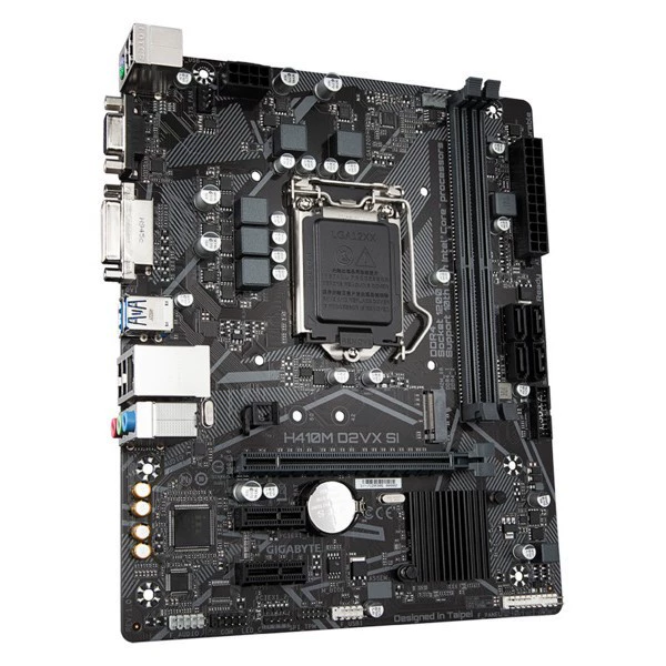 Материнская плата Gigabyte H410M-D2VXI-SI V2 V3 1200-пиновая DDR4 память с M.2 настольный компьютер