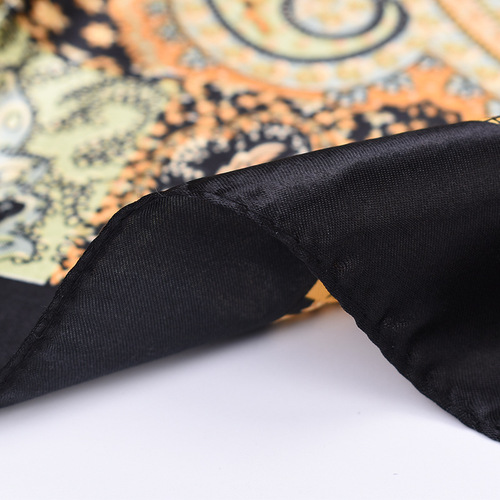 Spring new versatile large cashew 90 large square scarf silk scarf wholesale classic retro printed scarf scarf