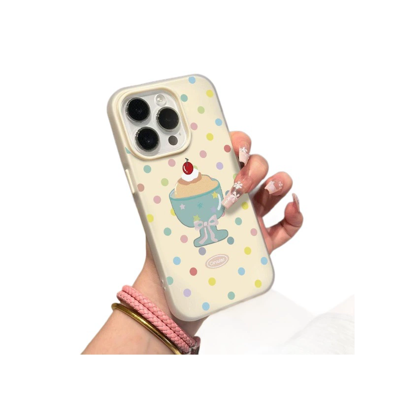 Apple, iPhone15, совместимый чехол для телефона, мультфильм милый iPhone15 Pro, 2 в 1