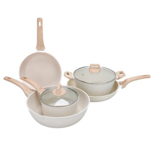 Cross-Border Pots, Medical Rice Stone Cooking Pots, Household Non-Stick Pans, Soup Pots, Frying Pans, Kitchen Utensils and Pots Sets