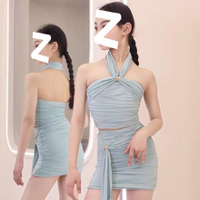 2025新款春夏季拉丁舞服女童专业练功服儿童高级感演出舞蹈裙套装