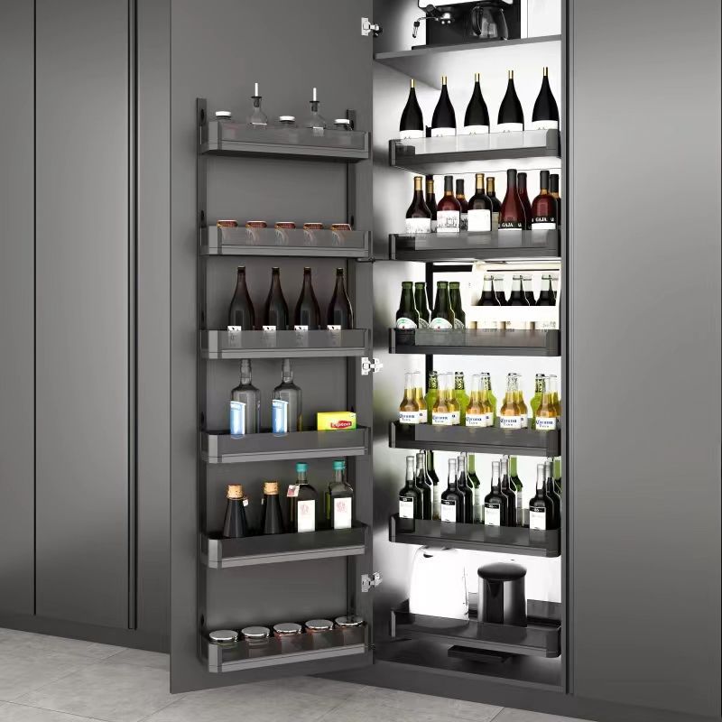 Kitchen and living room high cabinet high-rise deep pull basket…