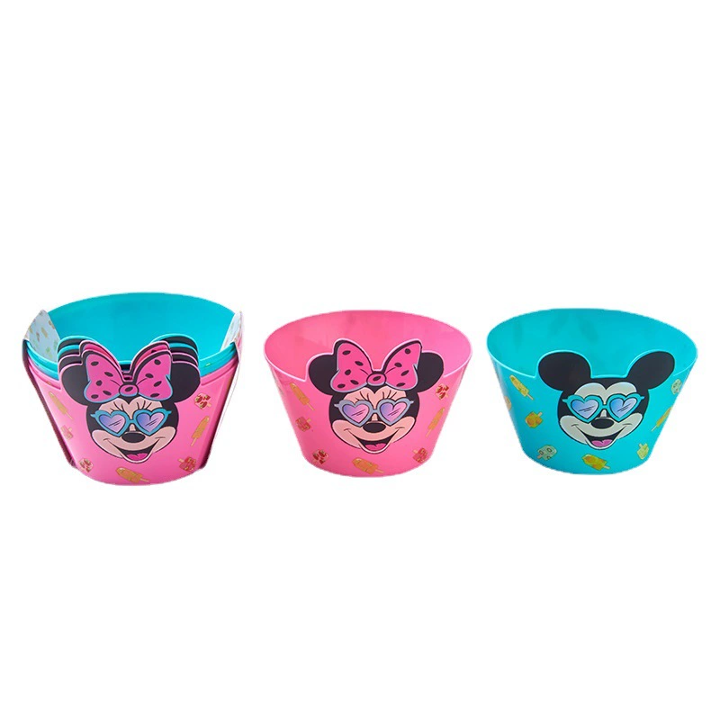 Mickey Minnie Cartoon Cartoon Cute Bowl can put snacks in large capacity to use microwave oven