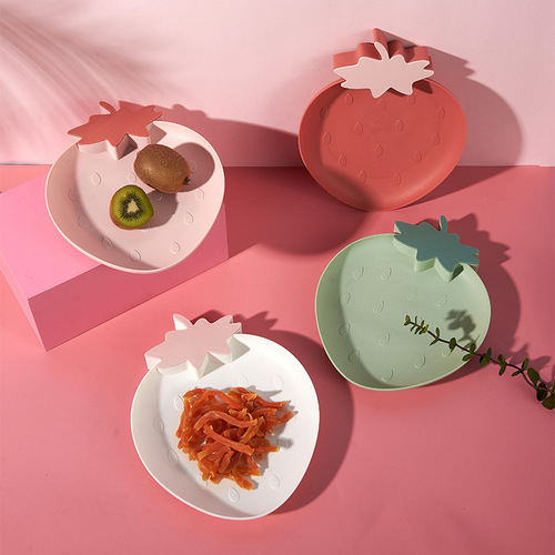 Creative fruit plate dry Nordic style candy plate household snack box nut box street stall plastic fruit plate saucer