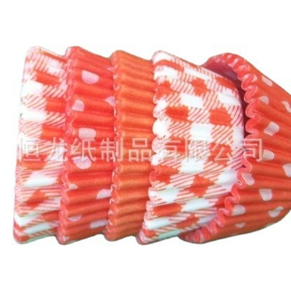 Día de San Valentín titular de papel de pastel de cubo de PVC patrón de papel de envolver al azar Directo de fábrica a prueba de aceite de alta temperatura pastel