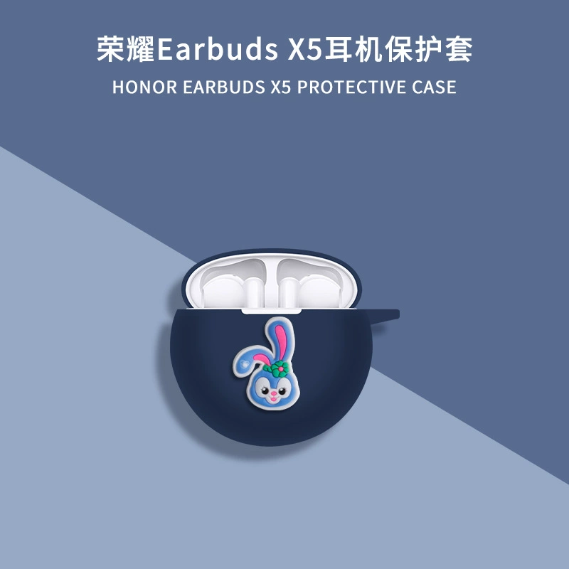 Совместимые силиконовые мультфильмовые наушники Huawei, Honor, защитный чехол, x5, x5, Bluetooth