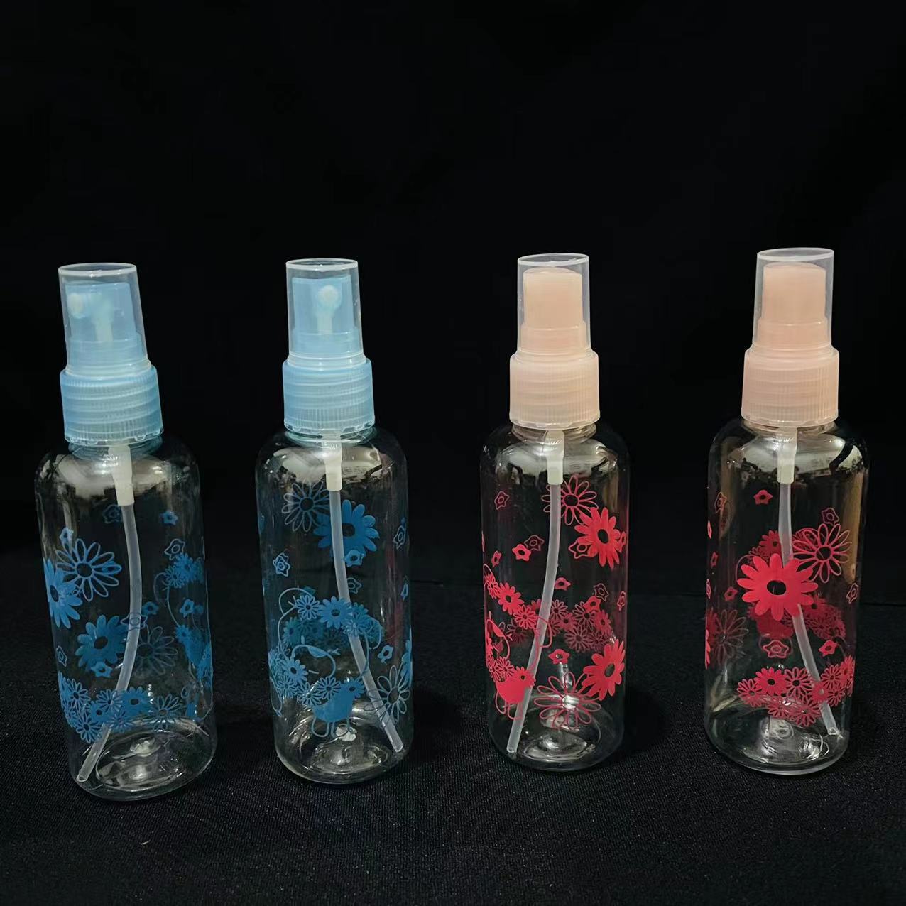 印花喷雾瓶酒精喷瓶化妆小喷瓶分装瓶塑料瓶喷壶便携补水细雾喷瓶