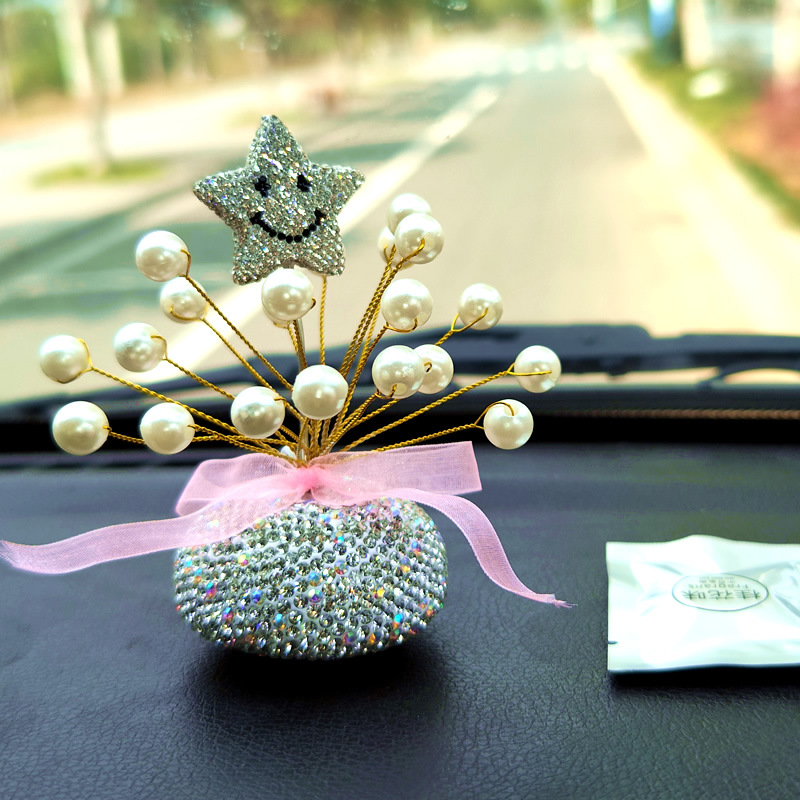 모조 진주 실버 싱글 스타 아로마 테라피