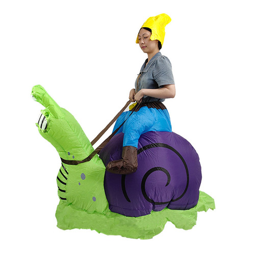 Cross-border batch performance cosplay role-playing props cartoon snail Halloween party swaying man inflatable suit