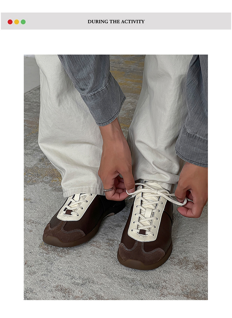 2024 neue explosive Ballett-Trainingsschuhe mit weichen Sohlen für Herren, Nische, lässig, farblich passende Retro-Paar-Sportschuhe_voghion.com