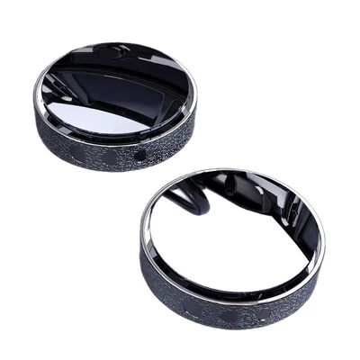 cup type — Large field of view rear view auxiliary mirror