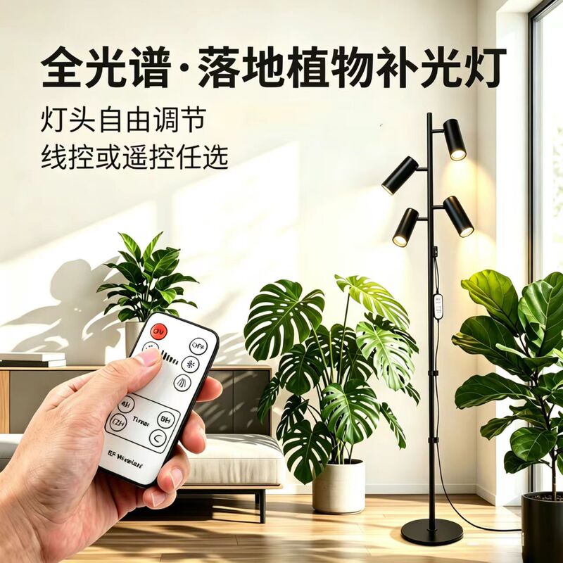 Floor-standing plant grow light, full-spectrum indoor green plant grow light, growth lamp, sun-like floor-standing plant grow light Floor-standing plant grow light, full-spectrum indoor green plant grow light, growth lamp, sun-like floor-standing plant grow light