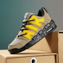 男潮鞋子青少年小众潮流休闲运动鞋皮蓬 AIR复古篮球鞋舒适跑步鞋