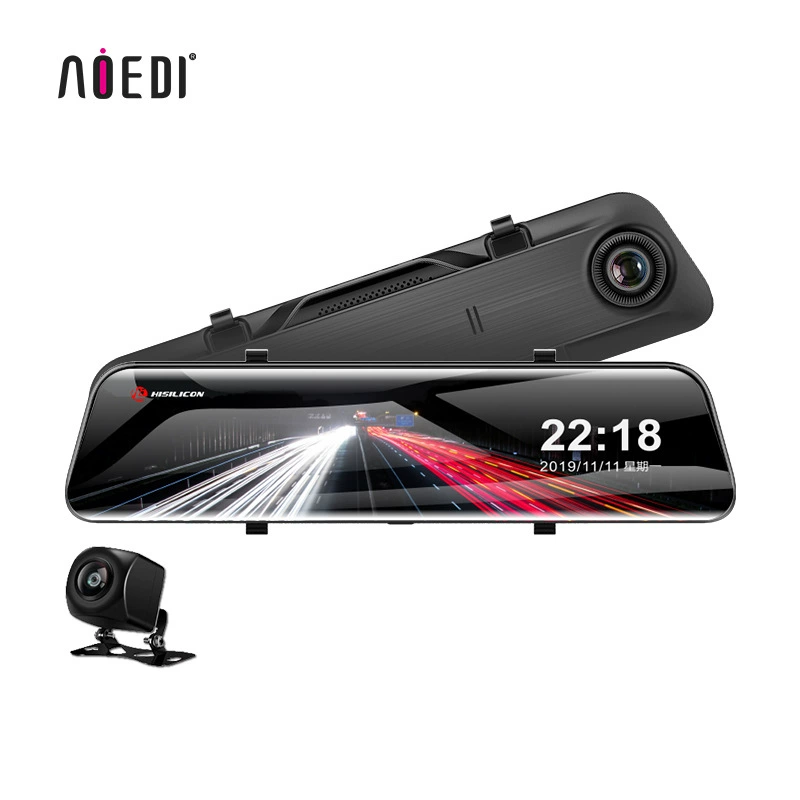 Трансграничный новый видеорегистратор 12-дюймовый передний и задний двойной объектив звездного ночного видения