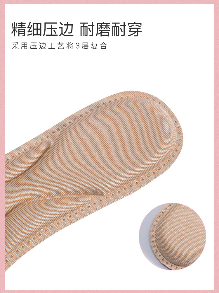 Zapatos de tacón alto plantilla de las mujeres al por mayor de fondo suave cómodo sudor absorbente desodorante transpirable ultra-Delgado almohadilla completa cuero genuino señaló zapatos de cuero de verano