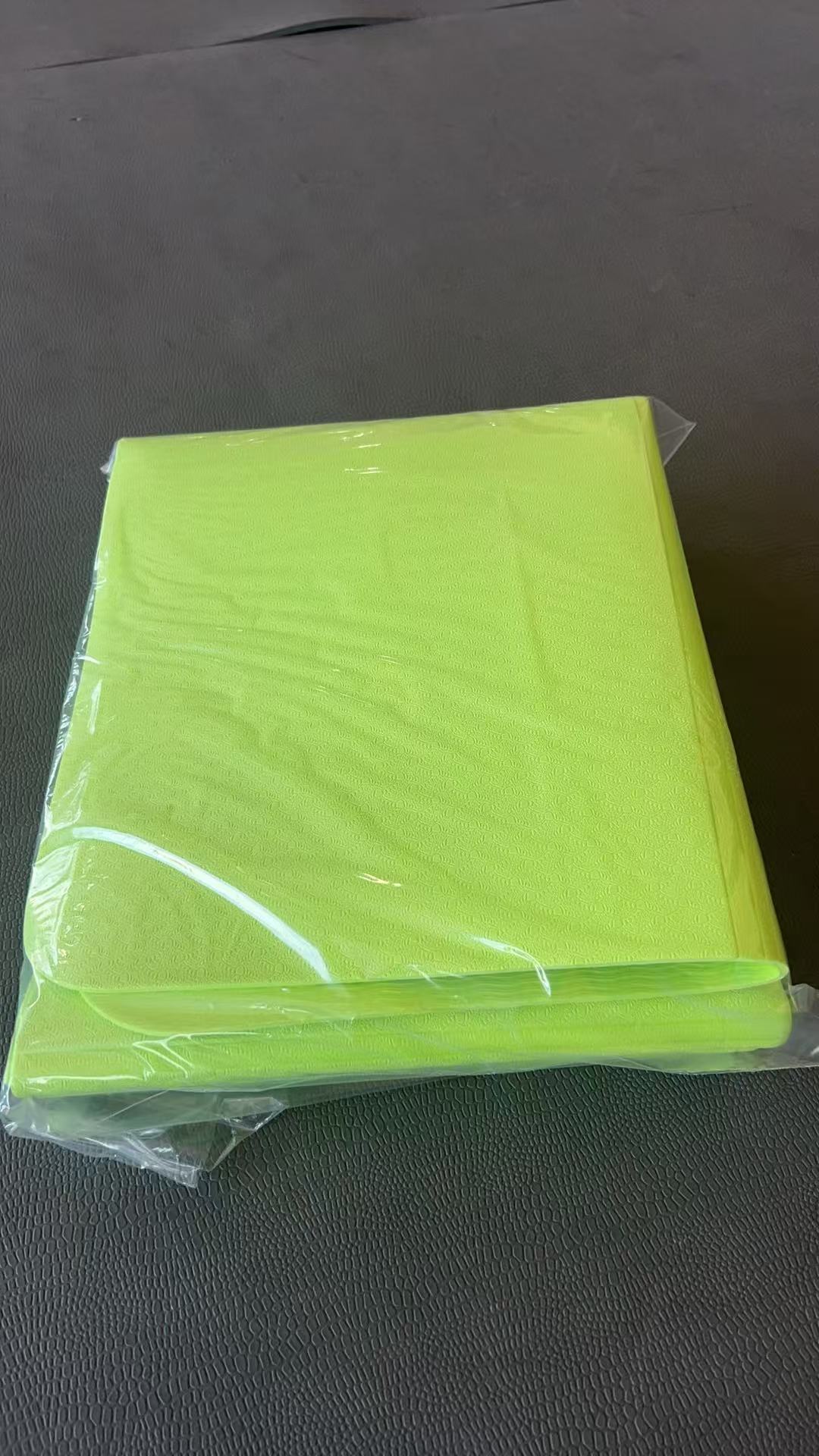 TPE Yoga Sports Non-Slip Shock Absorption Fitness 4mm Eco-Friendly Foldable Student Nap Mat_voghion.com