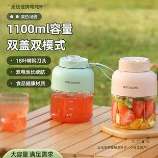2025 New Juicing Cup Large Capacity Wireless Portable Juicer Multifunctional Freshly Squeezed Juice Can Crush Ice