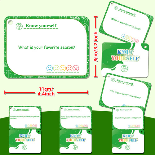 46 Early Flash Cards for Kids to Recognize Themselves, Educational Toys for Cross-Border Amazon, Parent-Child Interest Development and Educational Cards