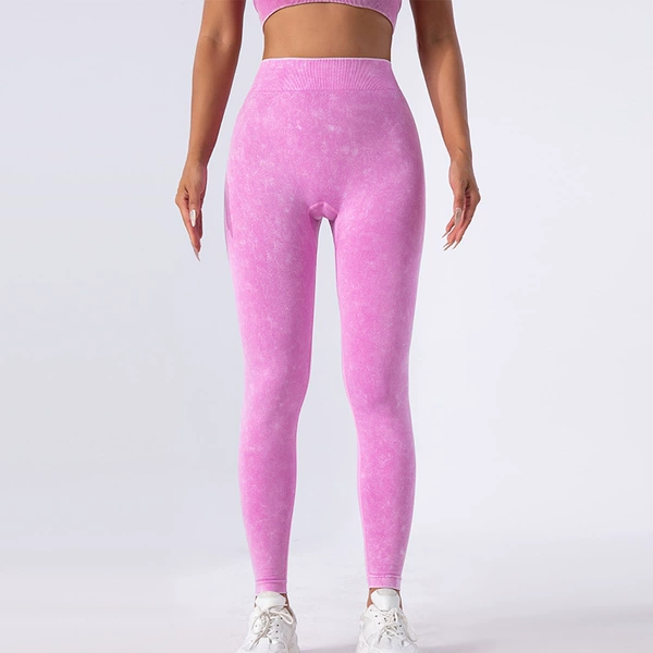 Fuchsia trousers for yoga