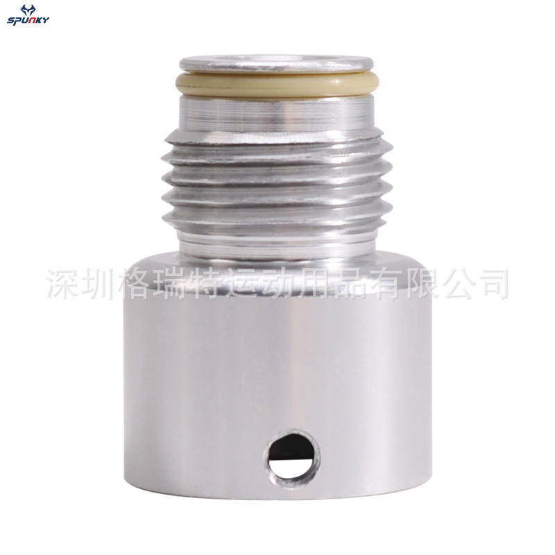 厂家批发银色减压阀门接头G1/2-14铝接头二氧化碳CO2气体转换接头