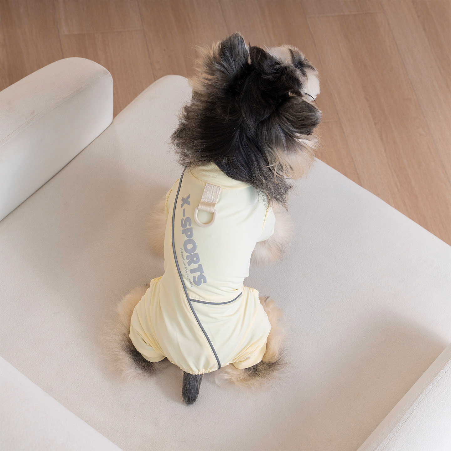 basic sports reflective printed four-legged cool clothes small dog bichon teddy traction pet dog clothes wholesale