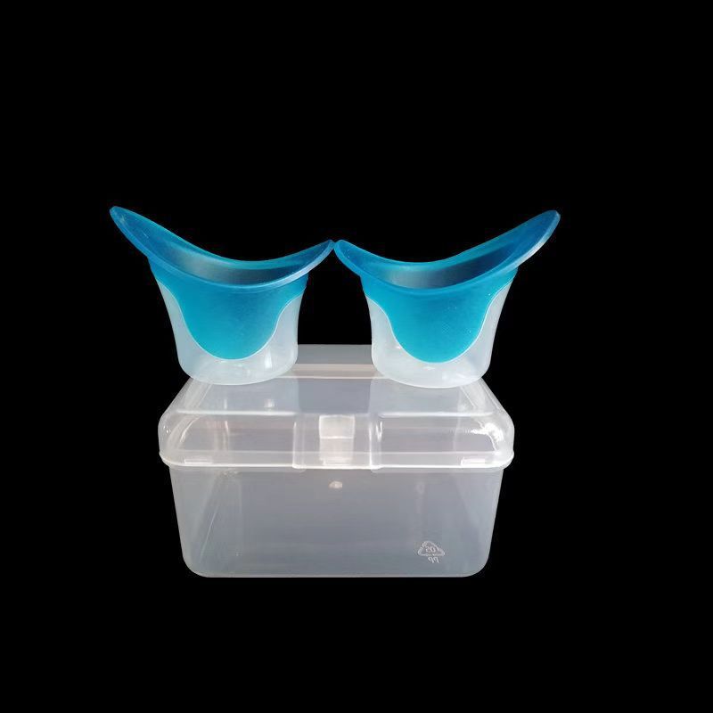 現物洗眼カップ2個セット収納ケース指紋双彩区分シリカゲル10ml看護神器洗眼液カップ|undefined