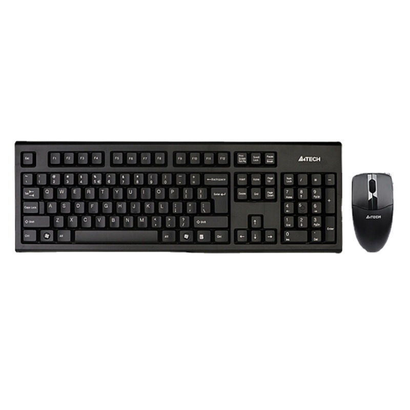 双飛燕3000n無線セット外付けノートパソコンデスクトップusオフィス低消費電力104キーボード省電力キーマウス|undefined