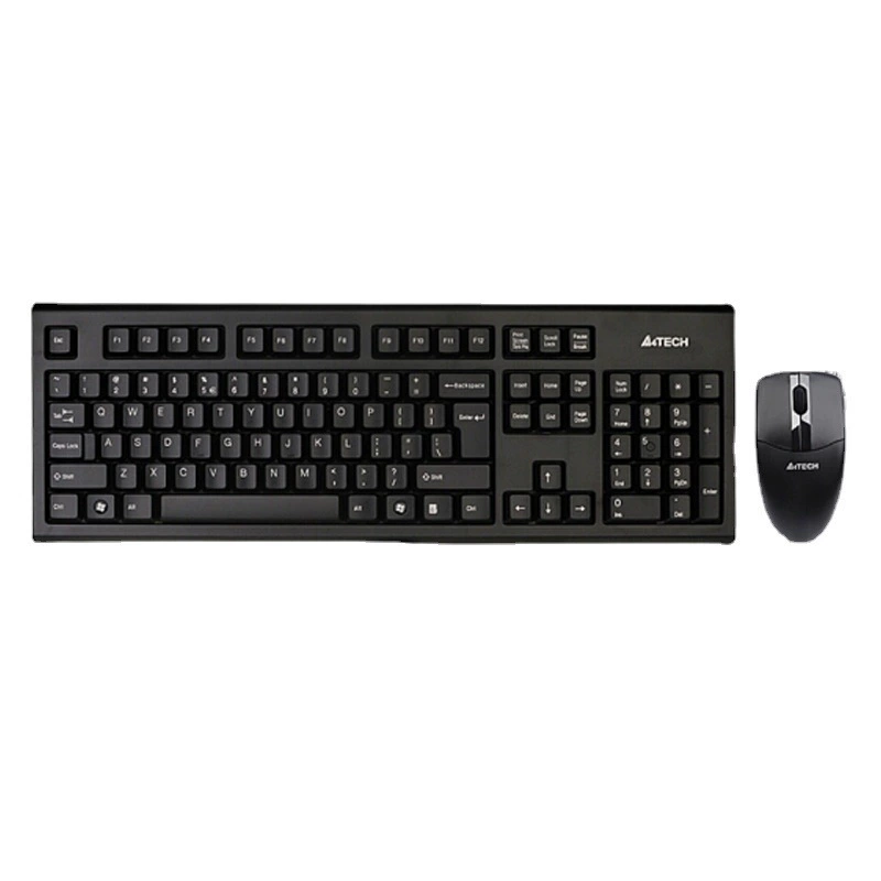 A4Tech (Double Fly) 3000N беспроводной набор для ноутбука/ПК, офисный, низкое энергопотребление, 104 клавиши, экономичная клавиатура и мышь