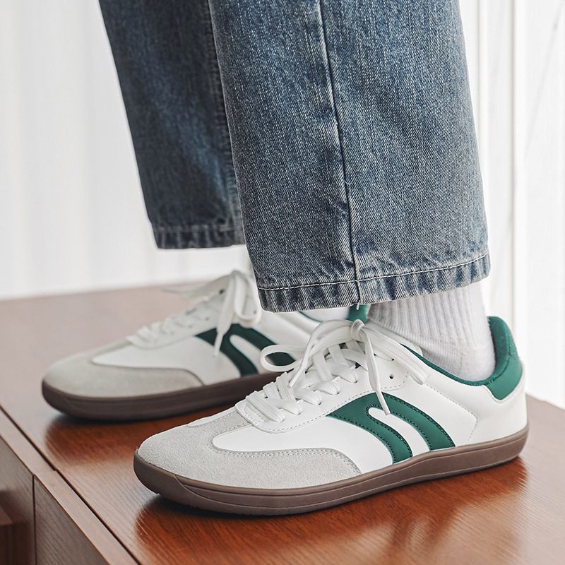 Cross-Border Popular Large-Size Couple's Wide-Fit German Training Shoes, Women's Leather Wide-Toe Casual Shoes, Men's Forrest Gump Sneakers, Barefoot Shoes Cross-Border Popular Large-Size Couple's Wide-Fit German Training Shoes, Women's Leather Wide-Toe Casual Shoes, Men's Forrest Gump Sneakers, Barefoot Shoes