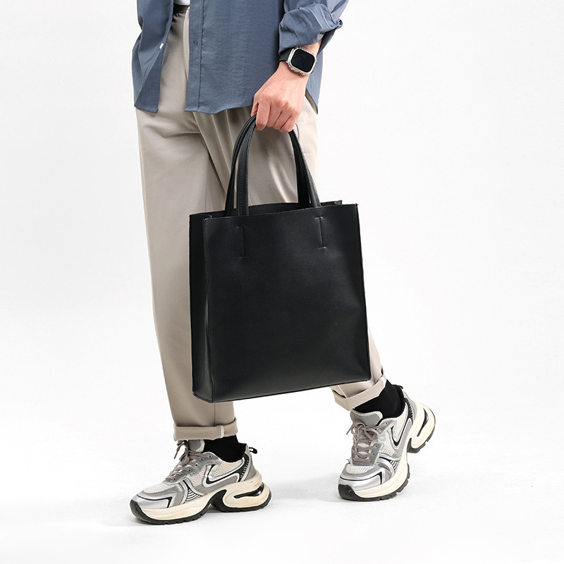 Men's and Women's Fashionable Large-Capacity Tote Bag, Simple Vertical Large Handbag, Commuter Computer Bag, Briefcase, Men's Bag Men's and Women's Fashionable Large-Capacity Tote Bag, Simple Vertical Large Handbag, Commuter Computer Bag, Briefcase, Men's Bag