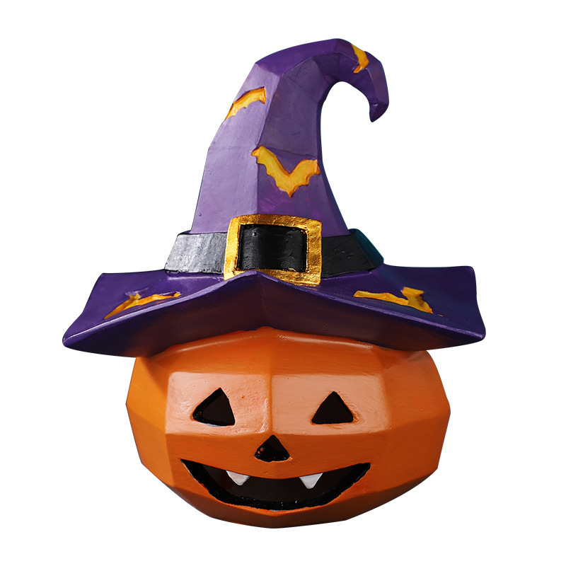 クロスボーダー魔法の帽子カボチャヘッドオーナメントハロウィンカボチャゴーストデコレーションお化け屋敷ゴーストスクリプトキルプロップオーナメント|undefined