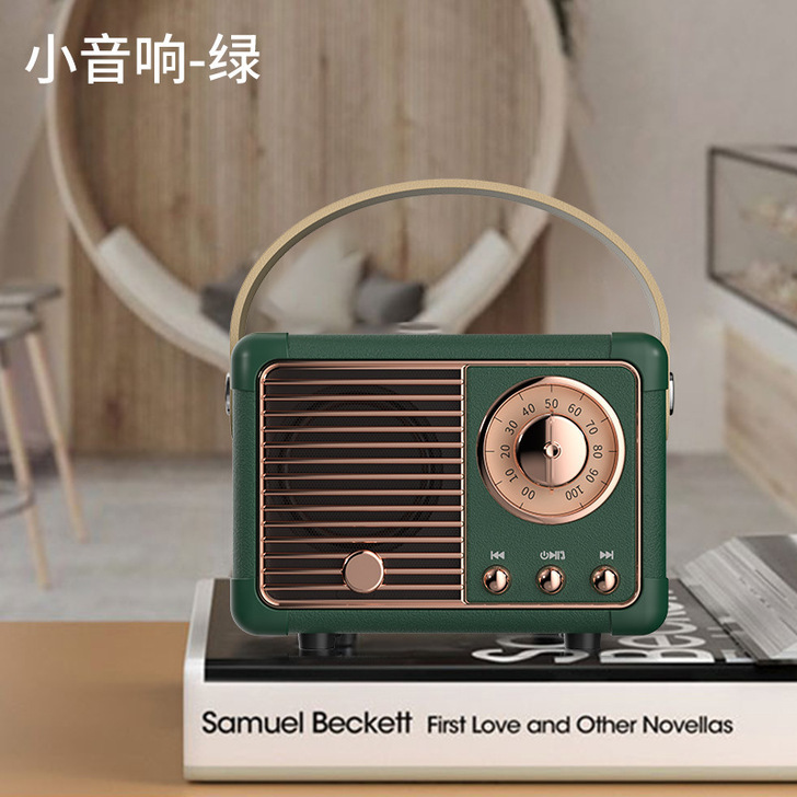 Diy企業ロゴbluetoothスピーカー少女心ミニカード無線新型レトロスピーカースマート携帯オーディオ|undefined