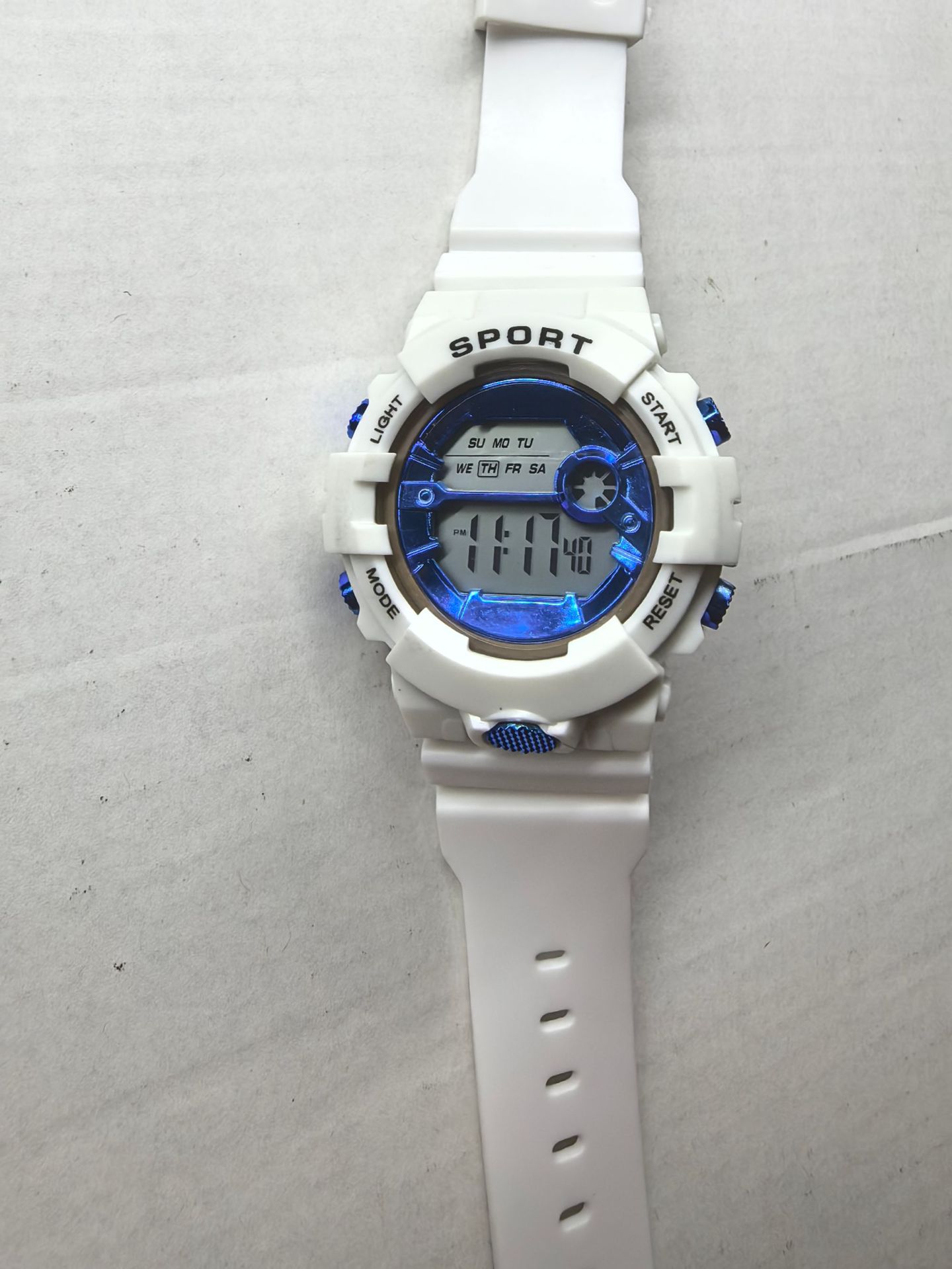 130 (ขาว น้ำเงิน) / 25*5*1.6cm