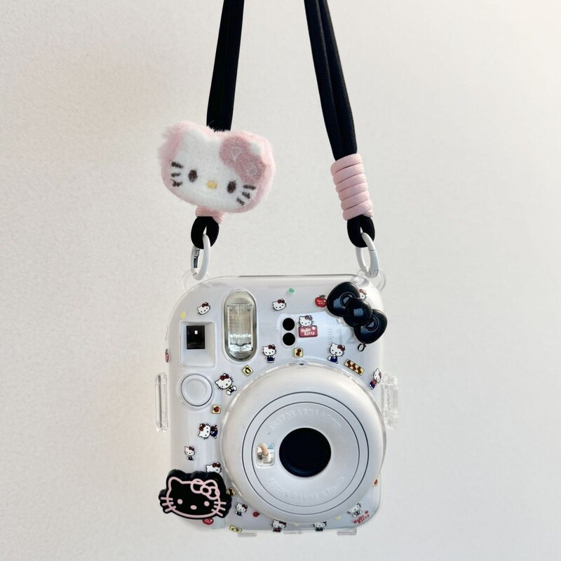 Mini12 Transparent Case Instax Crystal Hard Shell Camera Protective Case Chain Mini12 Transparent Case Instax Crystal Hard Shell Camera Protective Case Chain