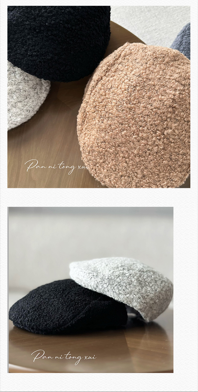 Cappello unisex Forward da donna tinta unita autunno e inverno cappelli mostra giovani inverno caldo artistico retrò berretti_voghion.com