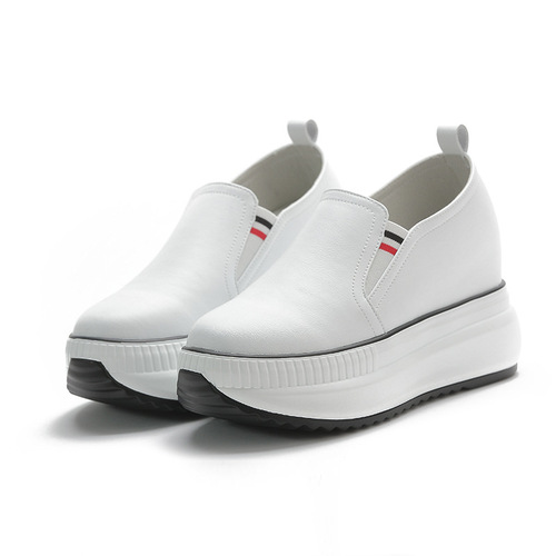 Trendy Sunday  autumn new women's shoes thick-soled rocking shoes with increased height casual sports breathable clogs