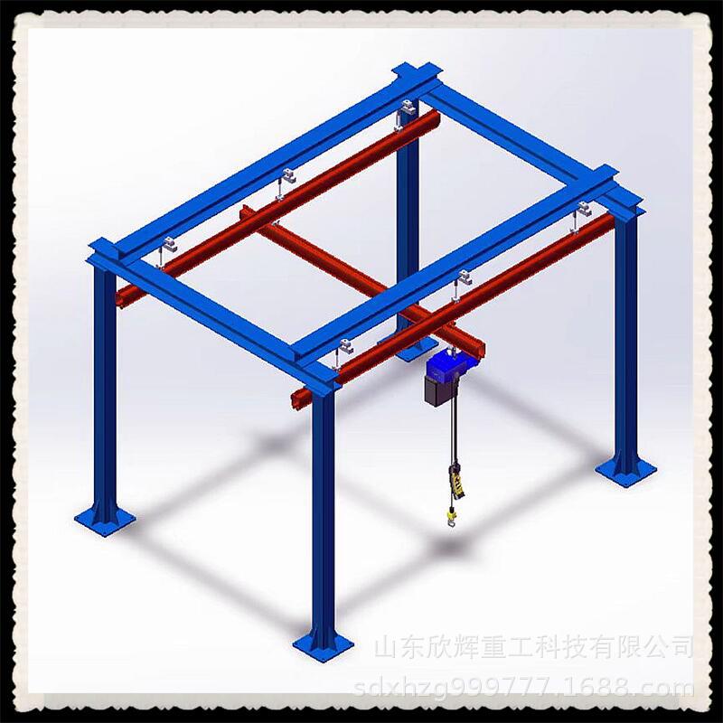 kbk柔性吊轨道厂家供应组合式起重机框架式5吨10吨悬挂式组合吊机