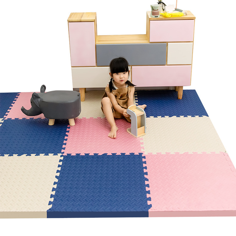 Thickened Household Puzzle Floor Mat Climbing Mat Splicing Foam Children's Bedroom Floor Crawling Mat Formaldehyde-Free Living Room