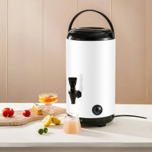 定 制 大容量304不銹鋼電熱奶茶桶 商用保溫桶加熱桶開水桶燒水桶