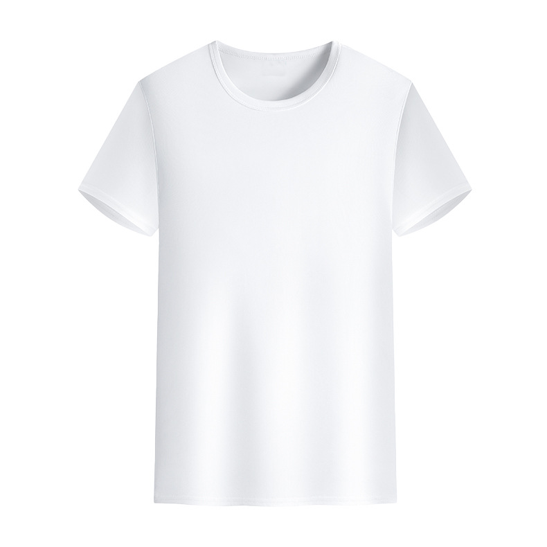 Uniforme de clase de deportes de cuello redondo Uniforme de equipo Uniforme de grupo Camisa publicitaria Camisa electoral Camiseta de manga corta de secado rápido Ropa de trabajo personalizada