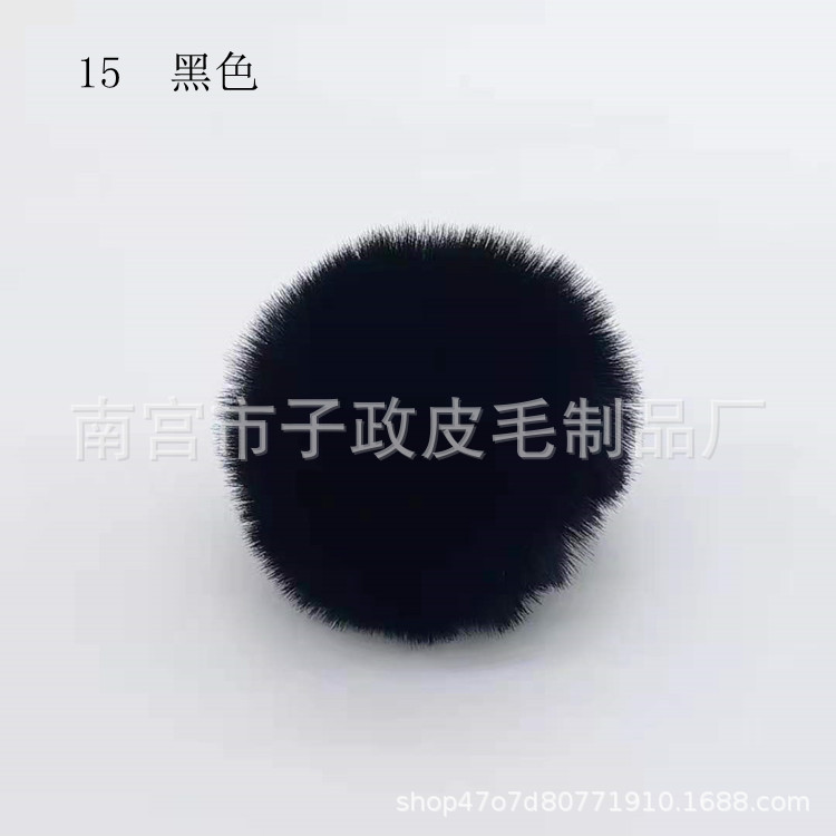 Bola de piel de conejo de imitación 6cm7cm8cm9cm10cm Bola de piel al por mayor hecha a mano DIY joyería ropa zapatos accesorios adornos