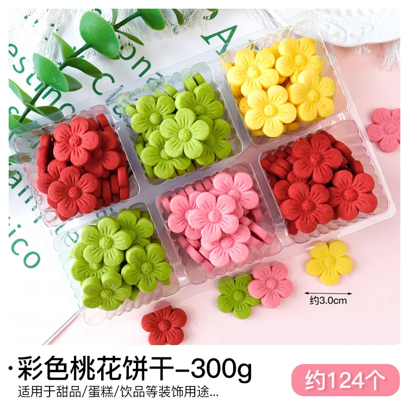 다채로운 복숭아꽃 비스킷 300g