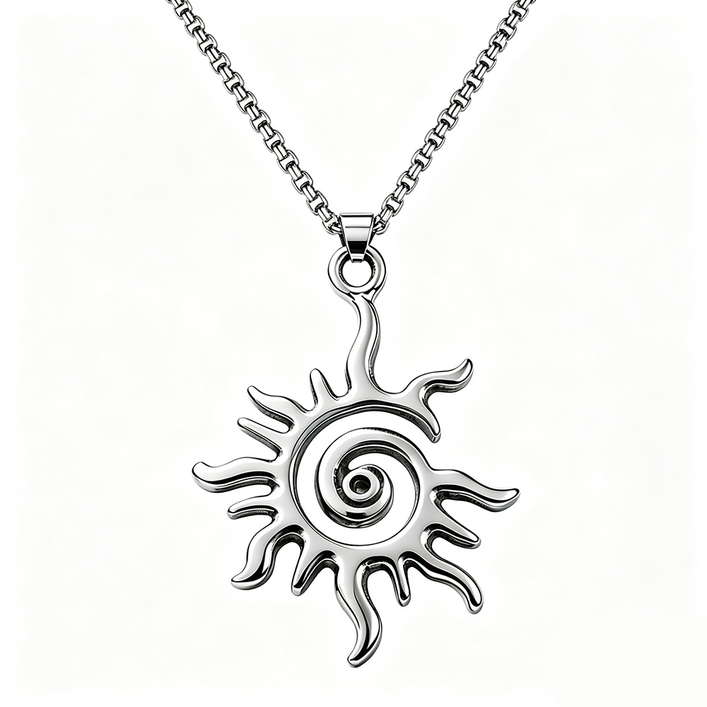 Collar para hombre de estilo rock, con colgante de estrella de seis puntas con diseño fundido a presión, inspirado en celebridades, superventas, venta directa del fabricante. image 8