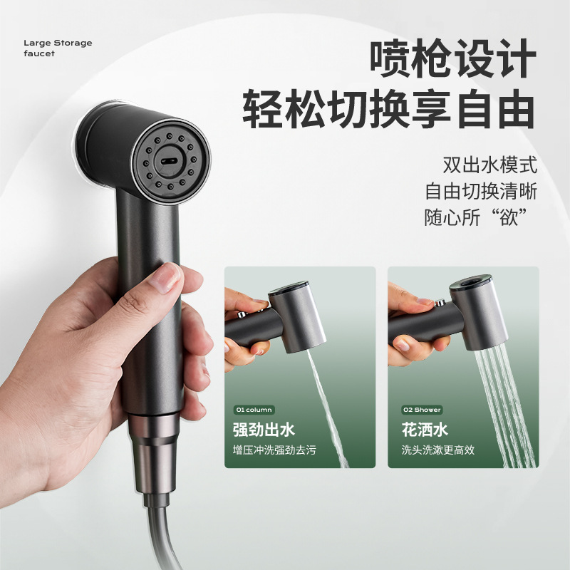 全铜壁挂快装大置物厨房水龙头冷热洗菜盆洗碗池防溅家用增压龙头|undefined