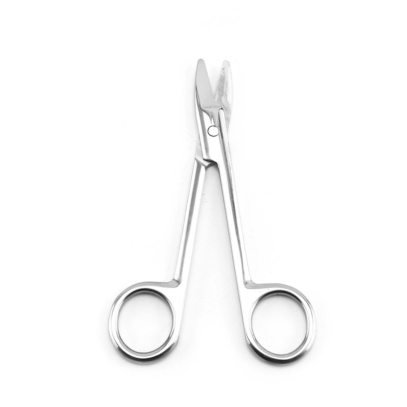 Cross-border all-steel scissors for grooming nails pets Shiny small hard object scissors in stock