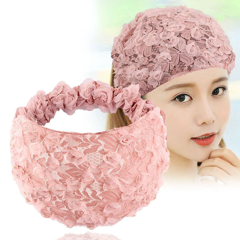 Новый широкополый эластичный пояс для волос для женщин