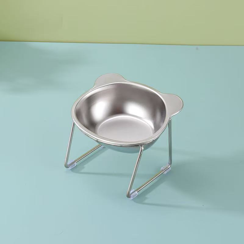 단일 슬롯 고양이 머리 그릇